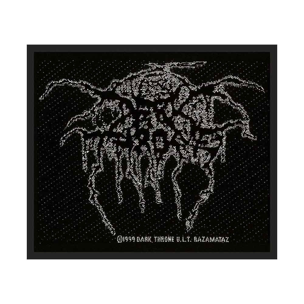 Dark Throne Lurex Logo Woven Patch Front
