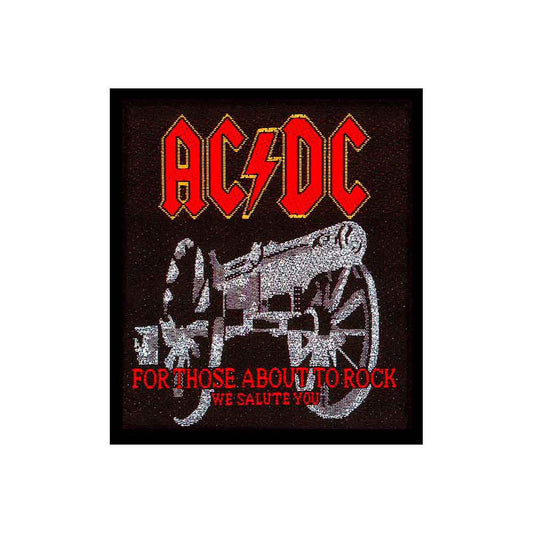 AC/DC For Those About To Rock Woven Patch Front