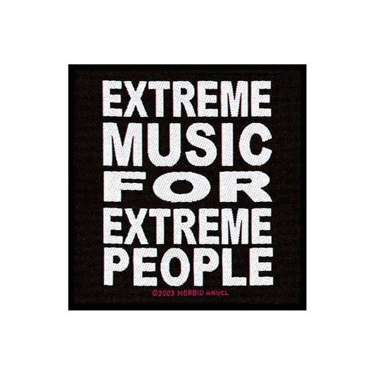 Morbid Angel Extreme Music Woven Patch Front