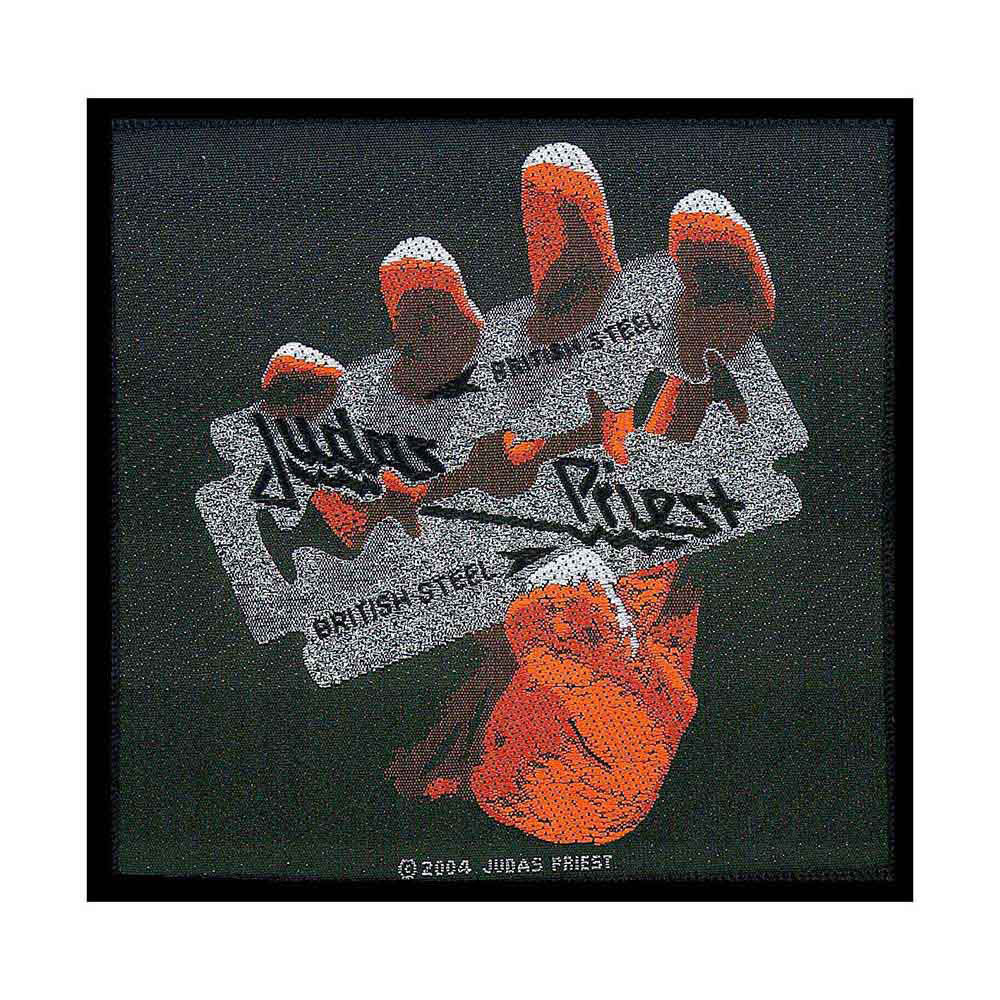 Judas Priest British Steel Woven Patch Front