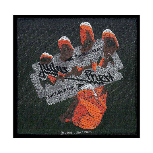 Judas Priest British Steel Woven Patch Front