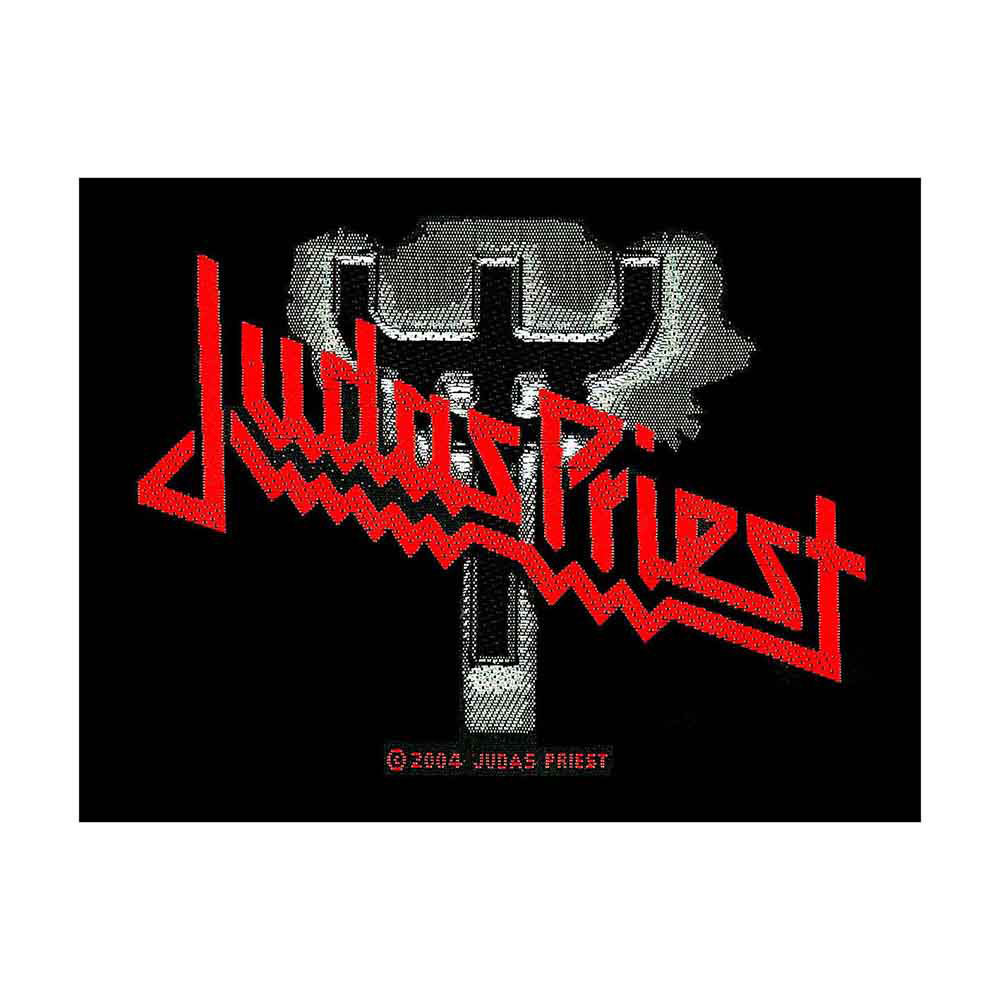 Judas Priest Logo/fork Woven Patch Front