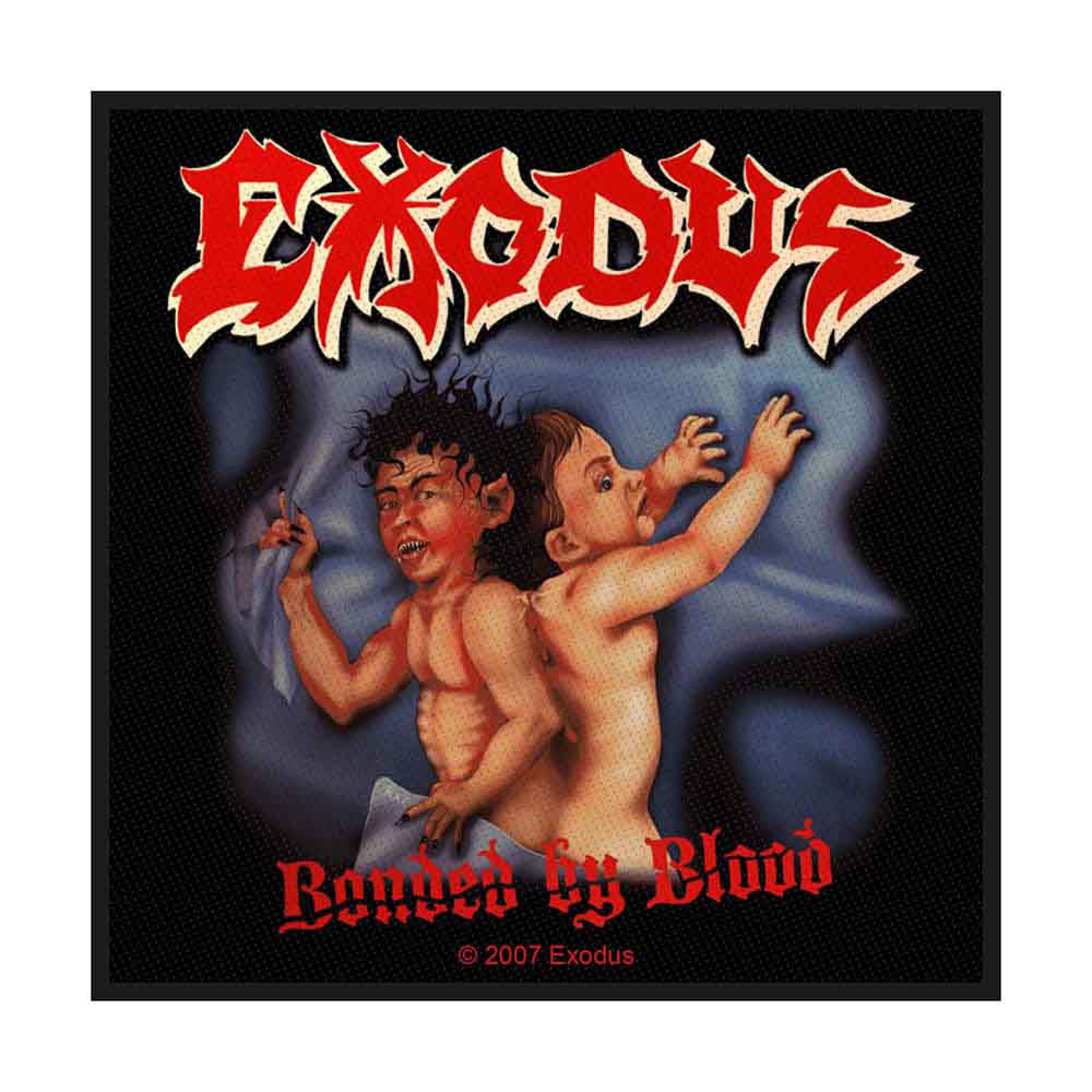 Exodus Bonded By Blood Woven Patch Front