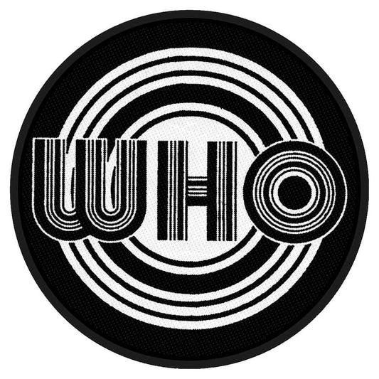 Who Circles Logo Woven Patch Front