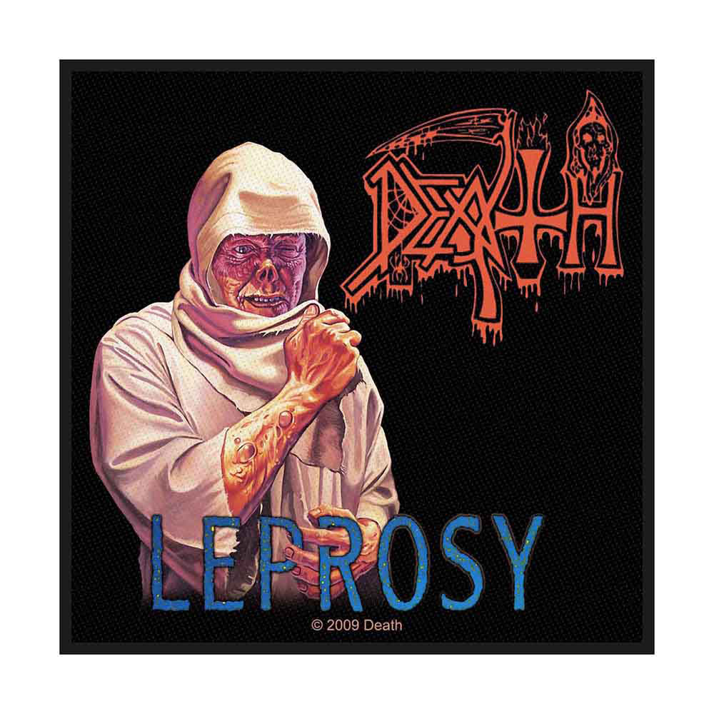 Death Leprosy Woven Patch Front