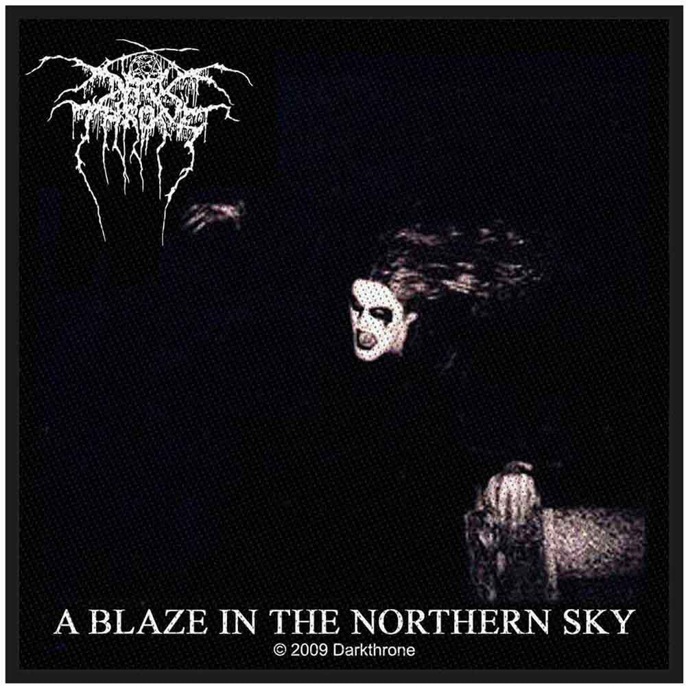 Dark Throne A Blaze In The Northern Sky Woven Patch Front