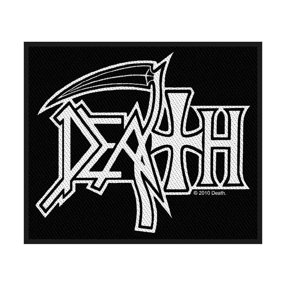 Death Logo Woven Patch Front