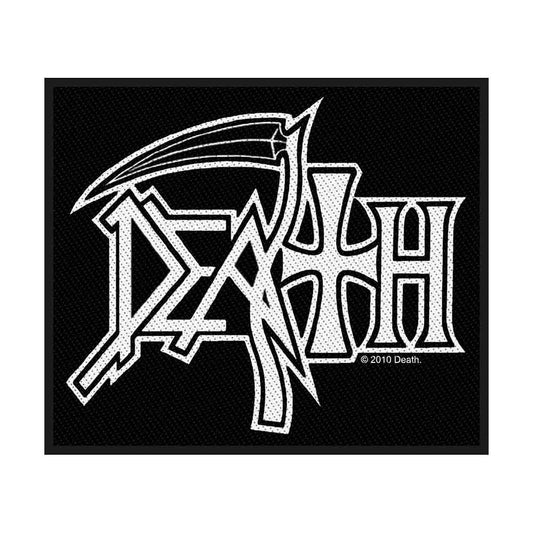 Death Logo Woven Patch Front