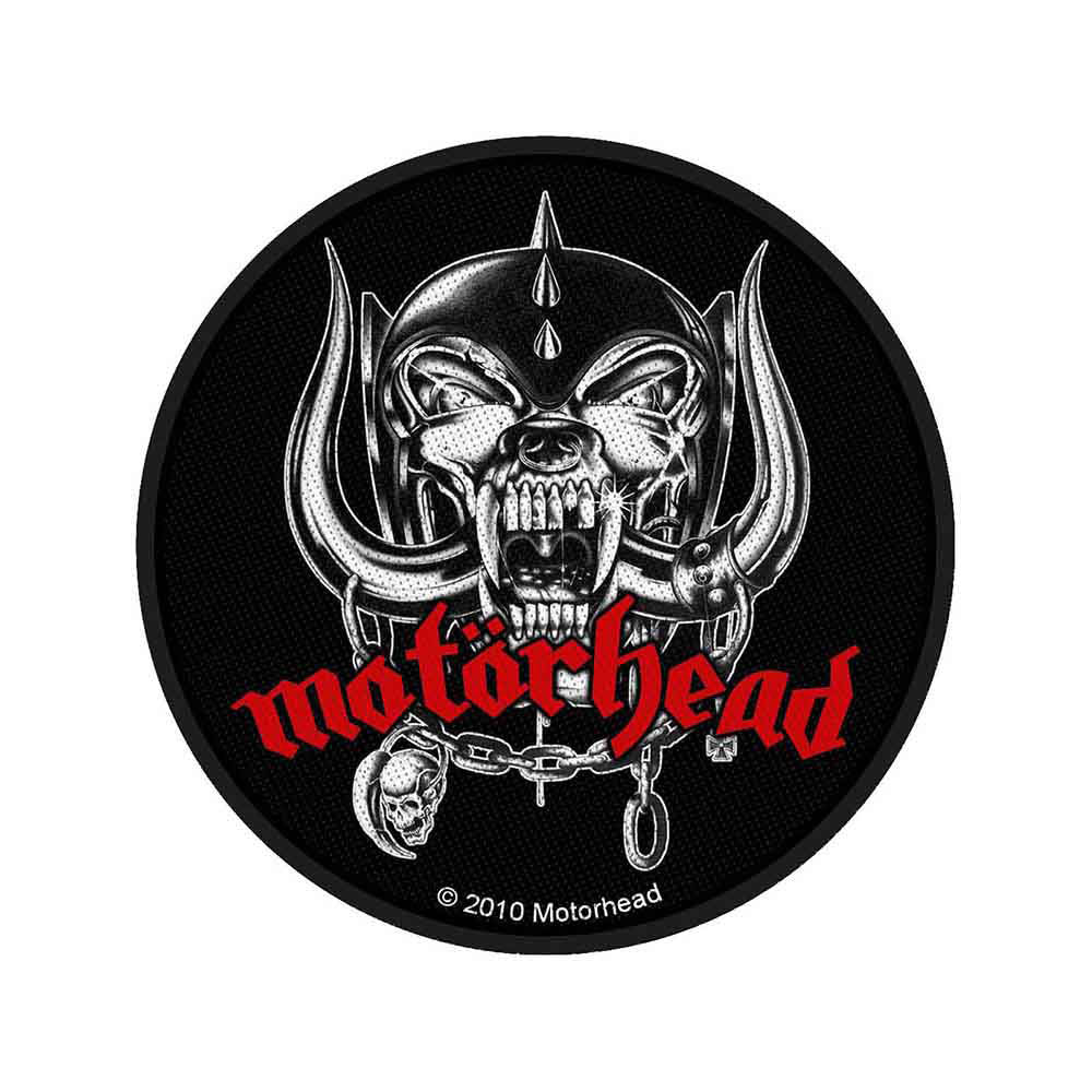 Motorhead War Pigs Woven Patch Front