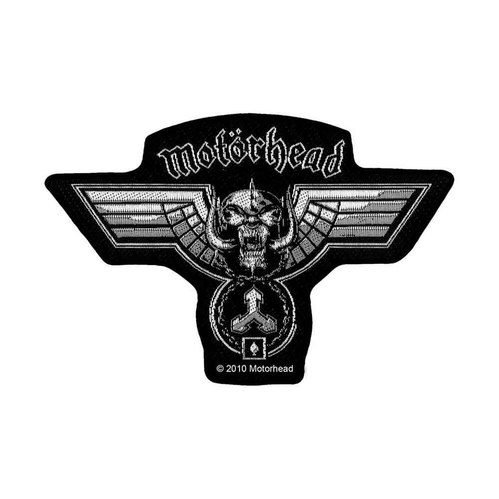 Motorhead Hammered Cut Out Woven Patch Front