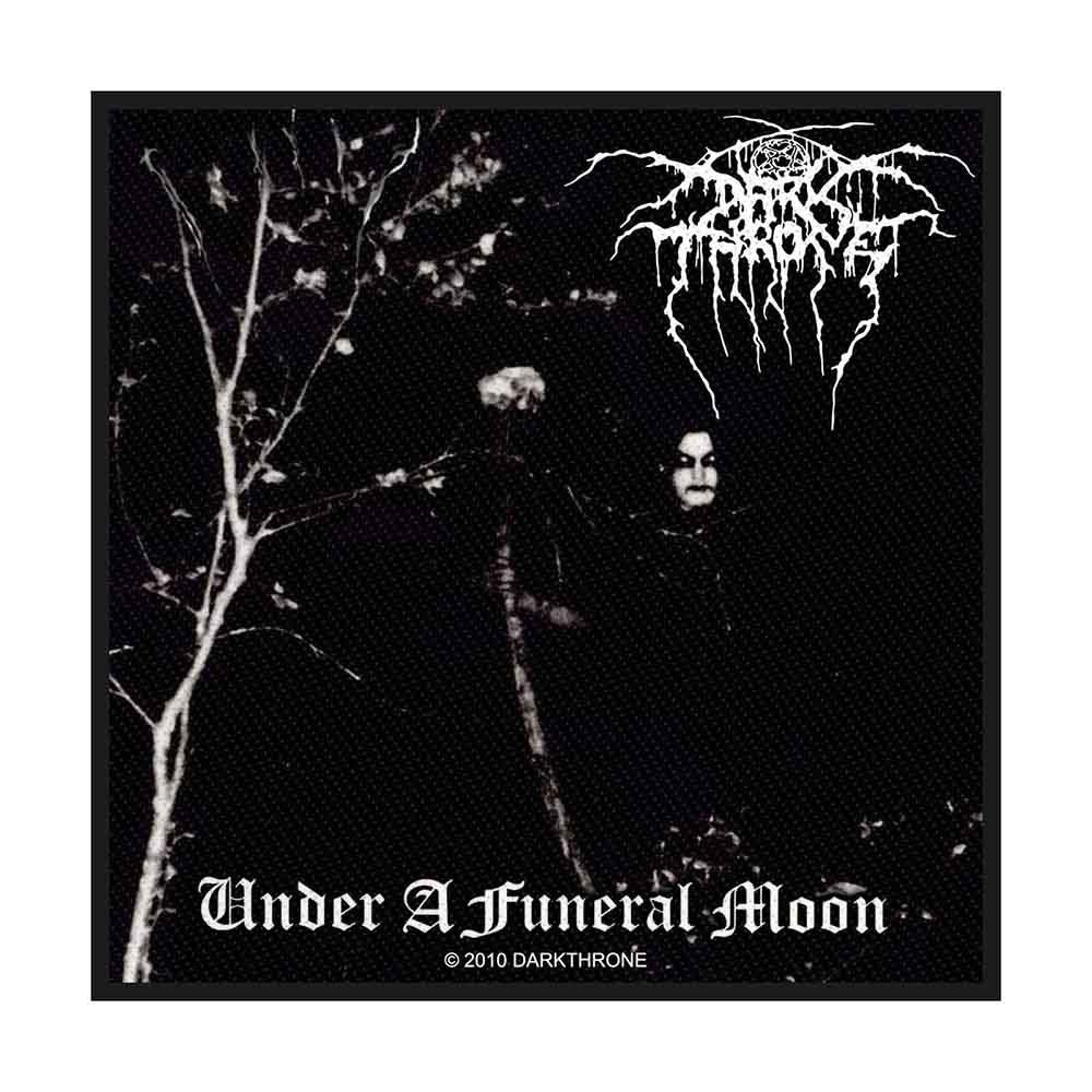 Dark Throne Under A Funeral Moon Woven Patch Front
