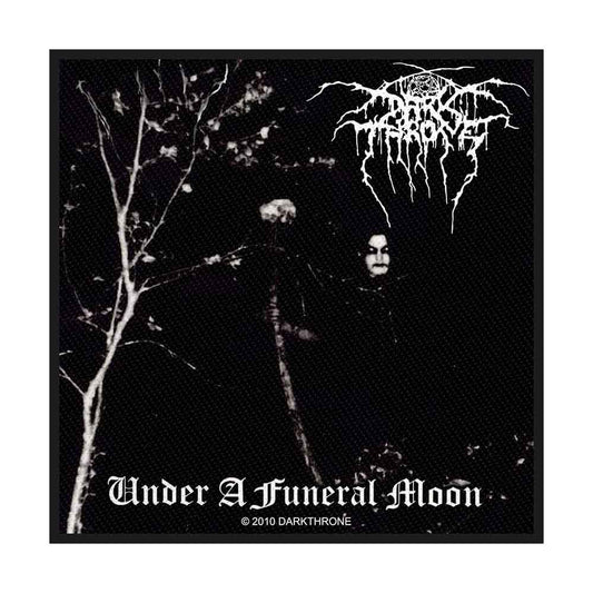 Dark Throne Under A Funeral Moon Woven Patch Front