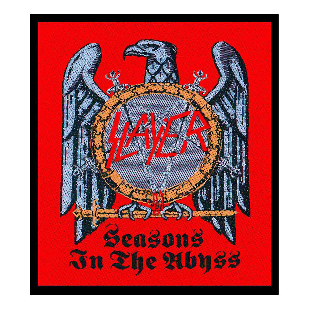 Slayer Seasons In The Abyss Eagle Woven Patch Front