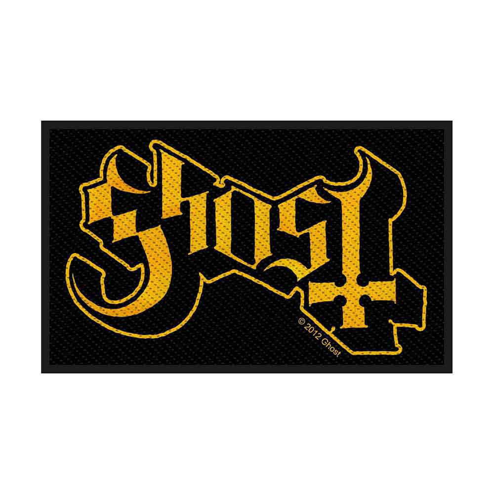 Ghost Logo Woven Patch Front