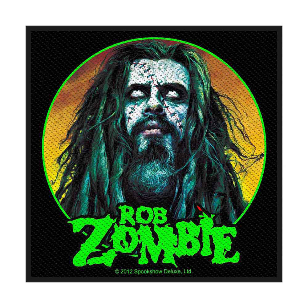 Rob Zombie Zombie Face Woven Patch Front