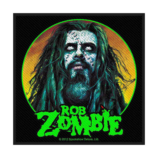 Rob Zombie Zombie Face Woven Patch Front