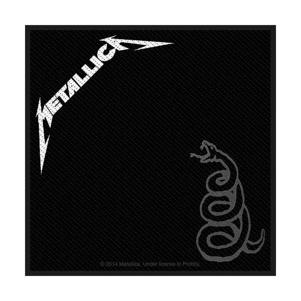 Metallica Black Album 2014 Woven Patch Front