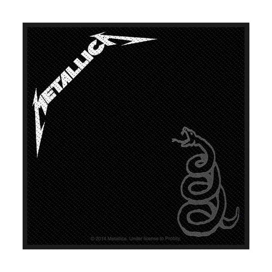 Metallica Black Album 2014 Woven Patch Front