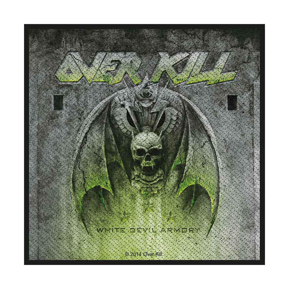 Overkill White Devil Armoury Woven Patch Front