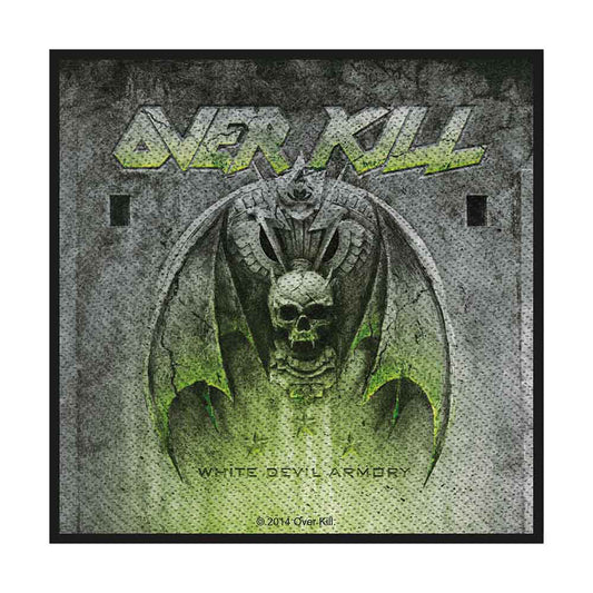 Overkill White Devil Armoury Woven Patch Front
