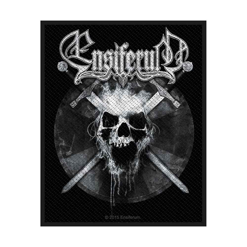 Ensiferum Skull Woven Patch Front