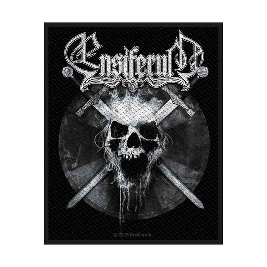 Ensiferum Skull Woven Patch Front