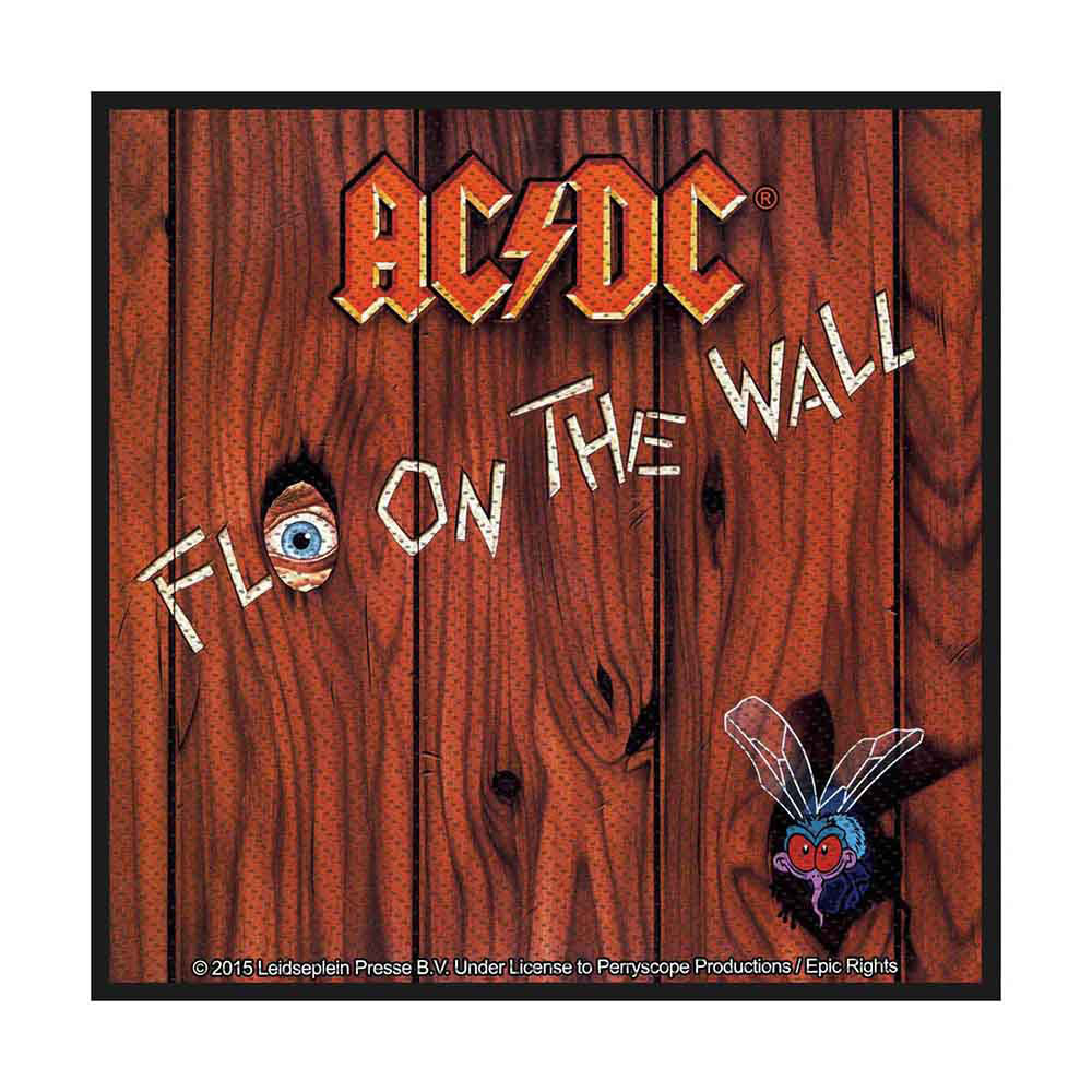 AC/DC Fly On The Wall 2 Woven Patch Front