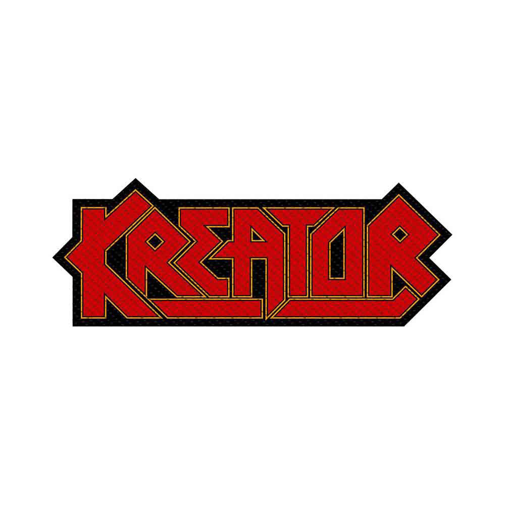 Kreator Logo Cut-out Woven Patch Front