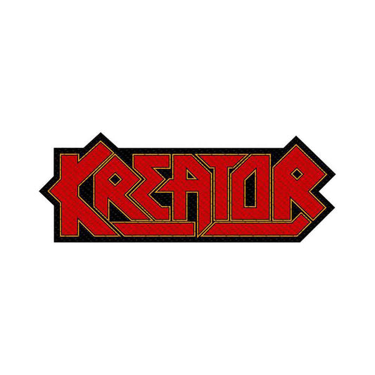 Kreator Logo Cut-out Woven Patch Front