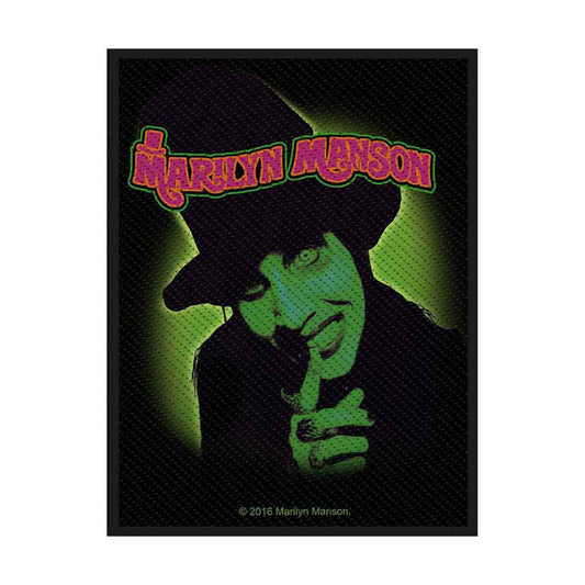 Marilyn Manson Smells Like Children Woven Patch Front
