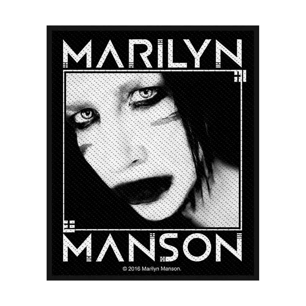 Marilyn Manson Villain Woven Patch Front