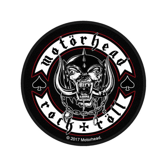 Motorhead Biker Badge Woven Patch Front