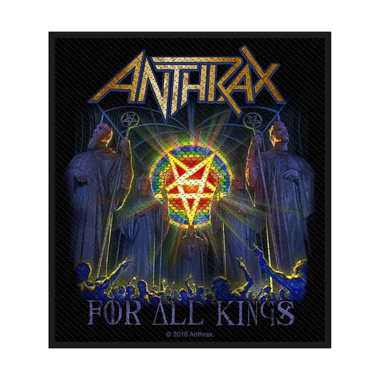 Anthrax For All Kings Woven Patch Front