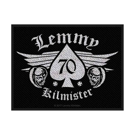 Lemmy 70 Kilmister Woven Patch Front