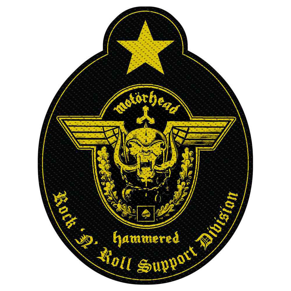 Motorhead Support Division Cut-out Woven Patch Front