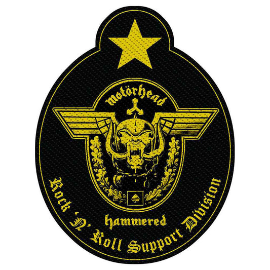 Motorhead Support Division Cut-out Woven Patch Front