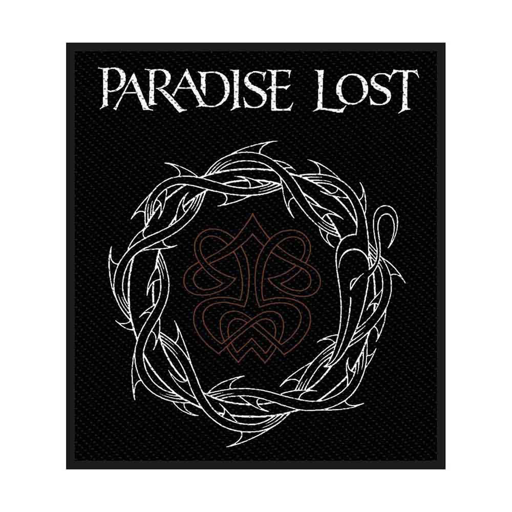 Paradise Lost Crown Of Thorns Woven Patch Front