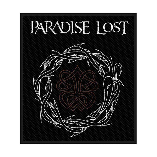 Paradise Lost Crown Of Thorns Woven Patch Front