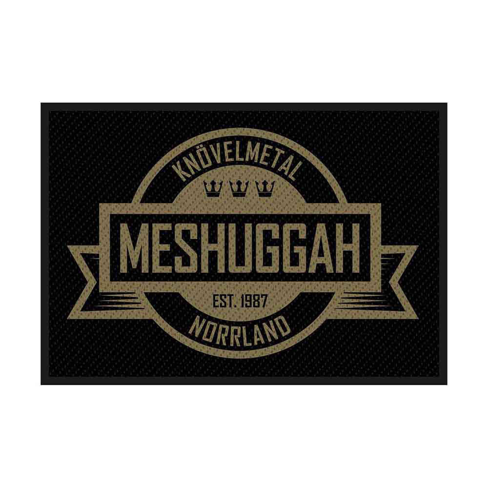Meshuggah Crest Woven Patch Front
