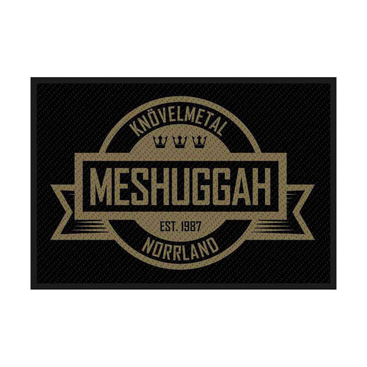 Meshuggah Crest Woven Patch Front