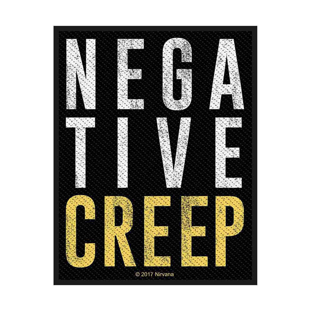 Nirvana V2 Negative Creep Woven Patch Front