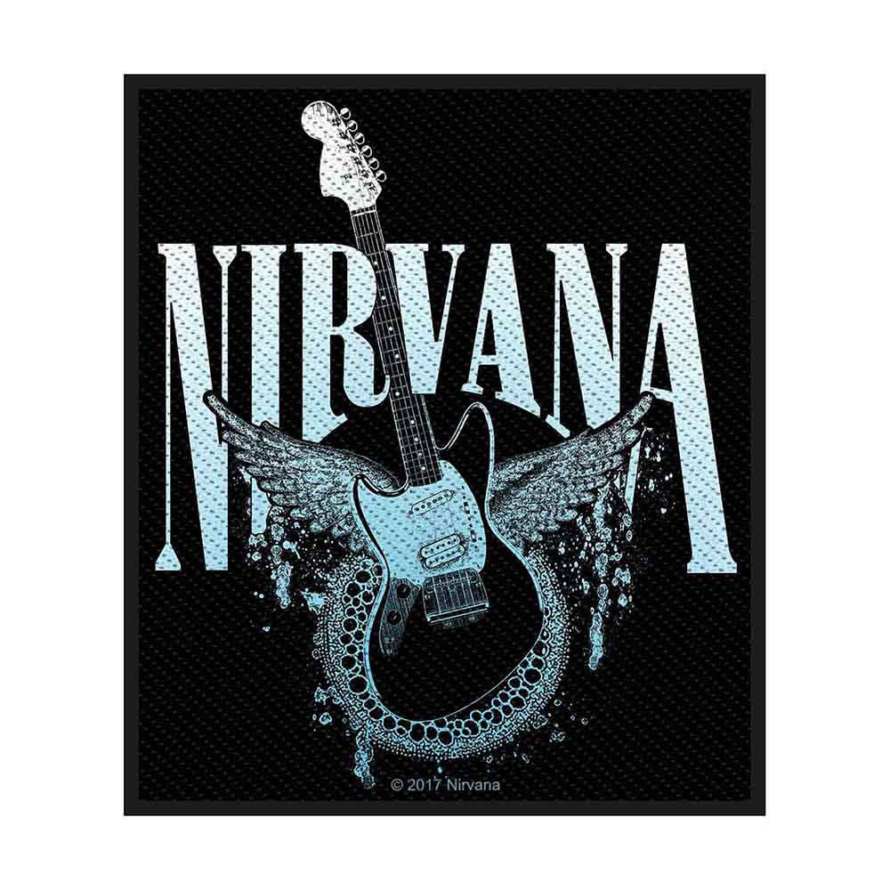 Nirvana Guitar Woven Patch Front