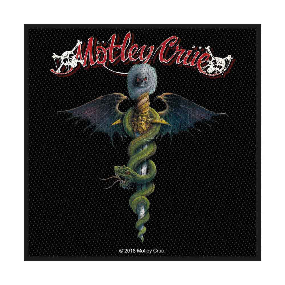 Motley Crue Dr Feelgood Woven Patch Front