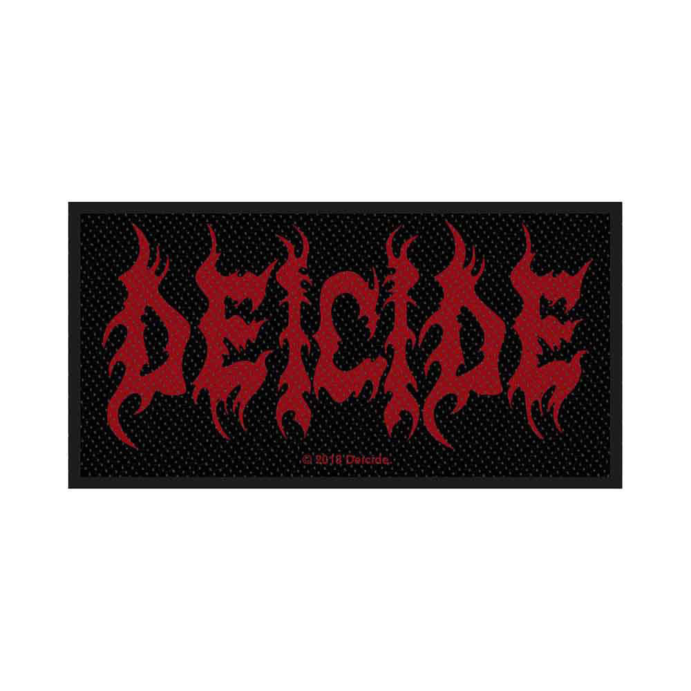 Deicide Logo Woven Patch Front