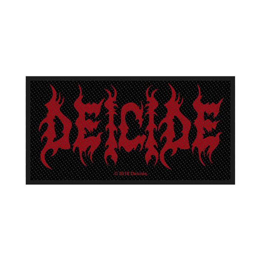 Deicide Logo Woven Patch Front