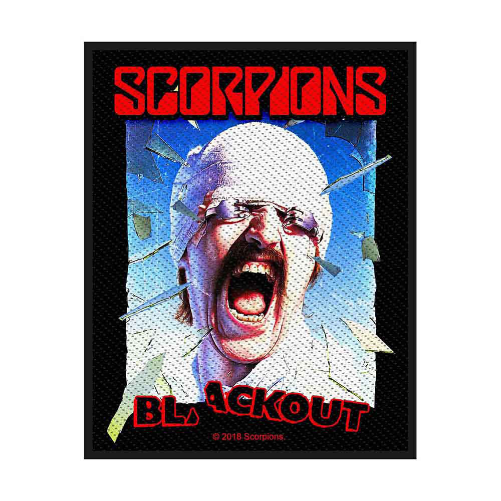 Scorpions Blackout Woven Patch Front