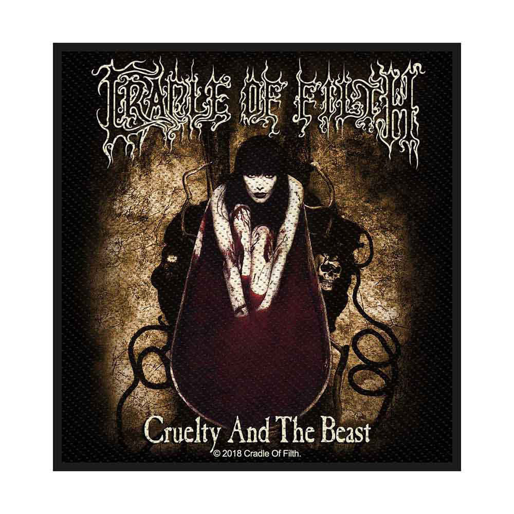 Cradle Of Filth Cruelty And The Beast Woven Patch Front