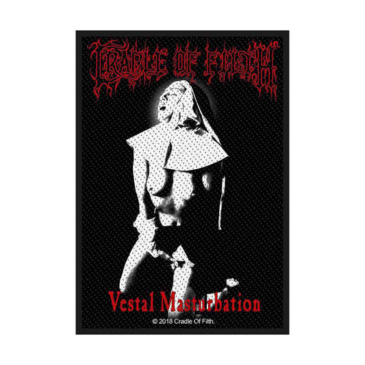 Cradle Of Filth Vestal Masturbation Woven Patch Front