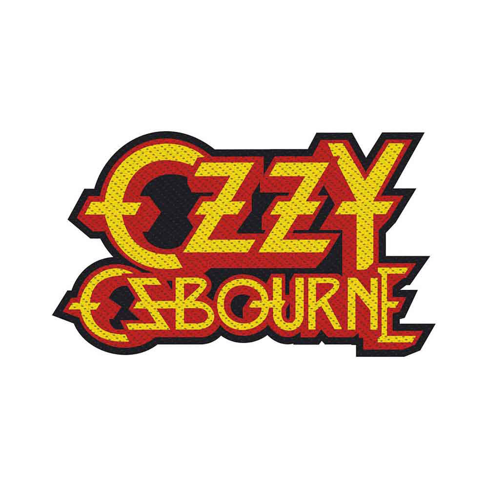 Ozzy Osbourne Logo Cut-out Woven Patch Front