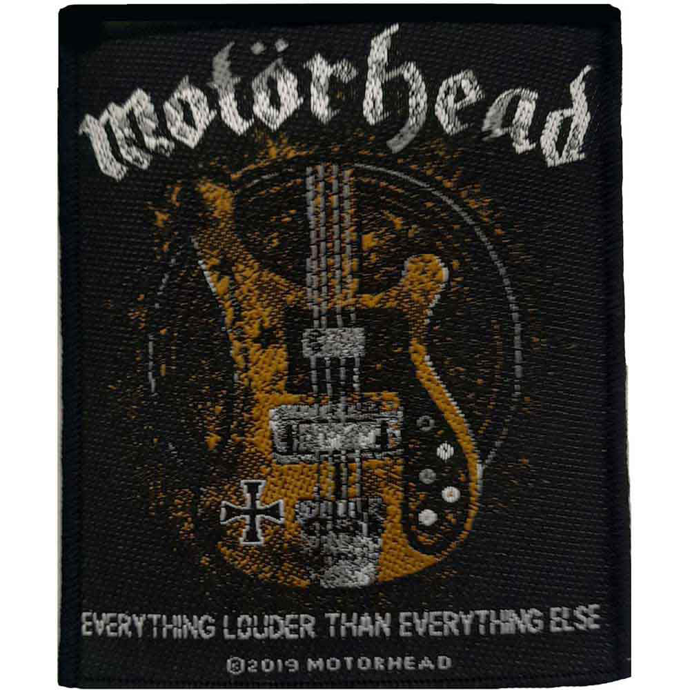 Motorhead Lemmy's Bass Woven Patch Front